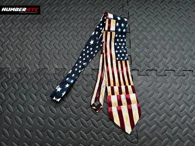 Corbata Corbata Bandera Americana Roja Blanca Azul Corbata Corporativa Van Heusen Foto 1 de 4