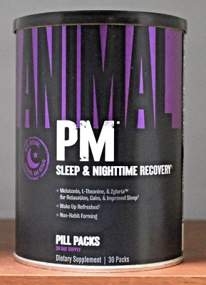 Universal Nutrition Animal PM 30 pacotes anabólicos suporte para dormir e crescer - Imagem 1 de 4