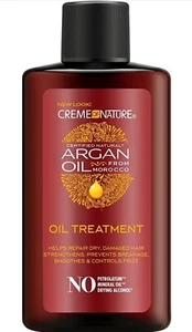 Creme Of Nature Argan Oil Treatment 3 oz Dry Damaged Hair Repair - New! - Picture 1 of 4