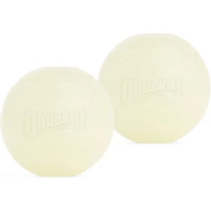 Chuckit! Ball Glow In the Dark Dog Toy, Durable Rubber Dog Balls,(2pack) - Picture 1 of 7