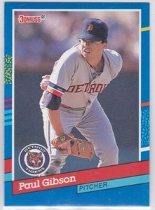 M) 1991 Donruss Baseball Trading Card - Paul Gibson #353 - Picture 1 of 2
