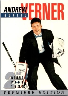 1991 Arena Draft Tuxedo Exclusive Premiere Edition Andrew Verner - Image 1 of 2