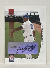 2005 Donruss Team Heroes Auto Frankie Frank Francisco #314