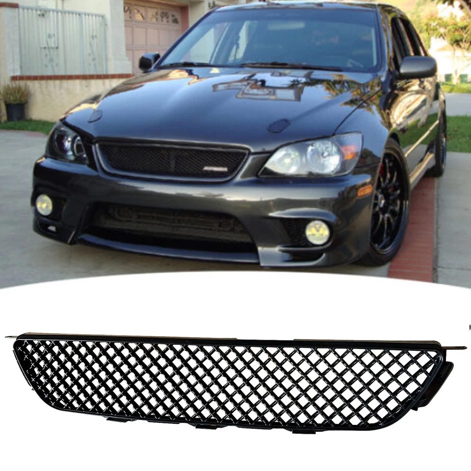 For 2001 2002 2003 2004 2005 LEXUS IS300 Hood Mesh Front Upper Grille Grill - Image 1 of 4