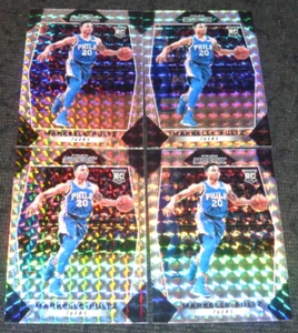 (4) 2017-18 Panini Prizm Mosaic MARKELLE FULTZ #88 SILVER REFRACTOR RC LOT - Picture 1 of 1