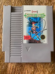 Nintendo NES Castlevania 2 Simon's Quest w Case AUTHENTIC TESTED WORKING - Picture 1 of 3
