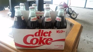Vintage Coca-Cola Diet Coke sealed bottles 8pk 16.9oz - Picture 1 of 1
