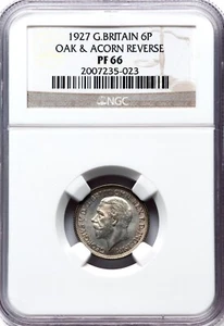 UK - 1927 George V Proof 6 Pence - NGC PF66 - A MAGNIFICENT GEM SPECIMEN! - Picture 1 of 2