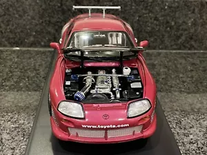1:18 Diecast Model Supra ERTL Fast And Furious Toyota Supra Drifting - Picture 1 of 10