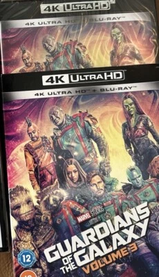Guardians Of The Galaxy 3 Vol 4k UHD +Bluray +SLIP Art Marvel Avengers Deadpool - image 1 of 4