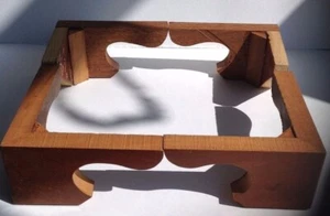 Antiguo Reloj Caoba Soporte Pies para Reloj Longcase, Hecho a Mano Reino Unido, Bestseller - Imagen 1 de 3