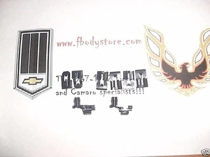 1970 - 1981 CAMARO FIREBIRD TRANS AM - DOOR LOCK & LATCH ROD RETAINER CLIP SET - Picture 1 of 1