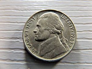 US 1989 D Nickel - Picture 1 of 2