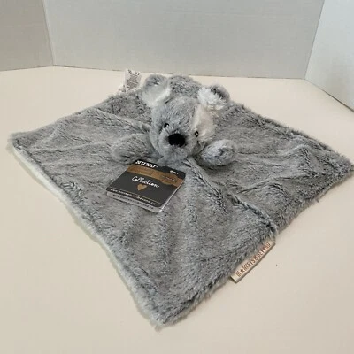 Blankets And Beyond Puppy Dog Lovey Gray And White Furry Patch Over Eye - Image 1 of 4