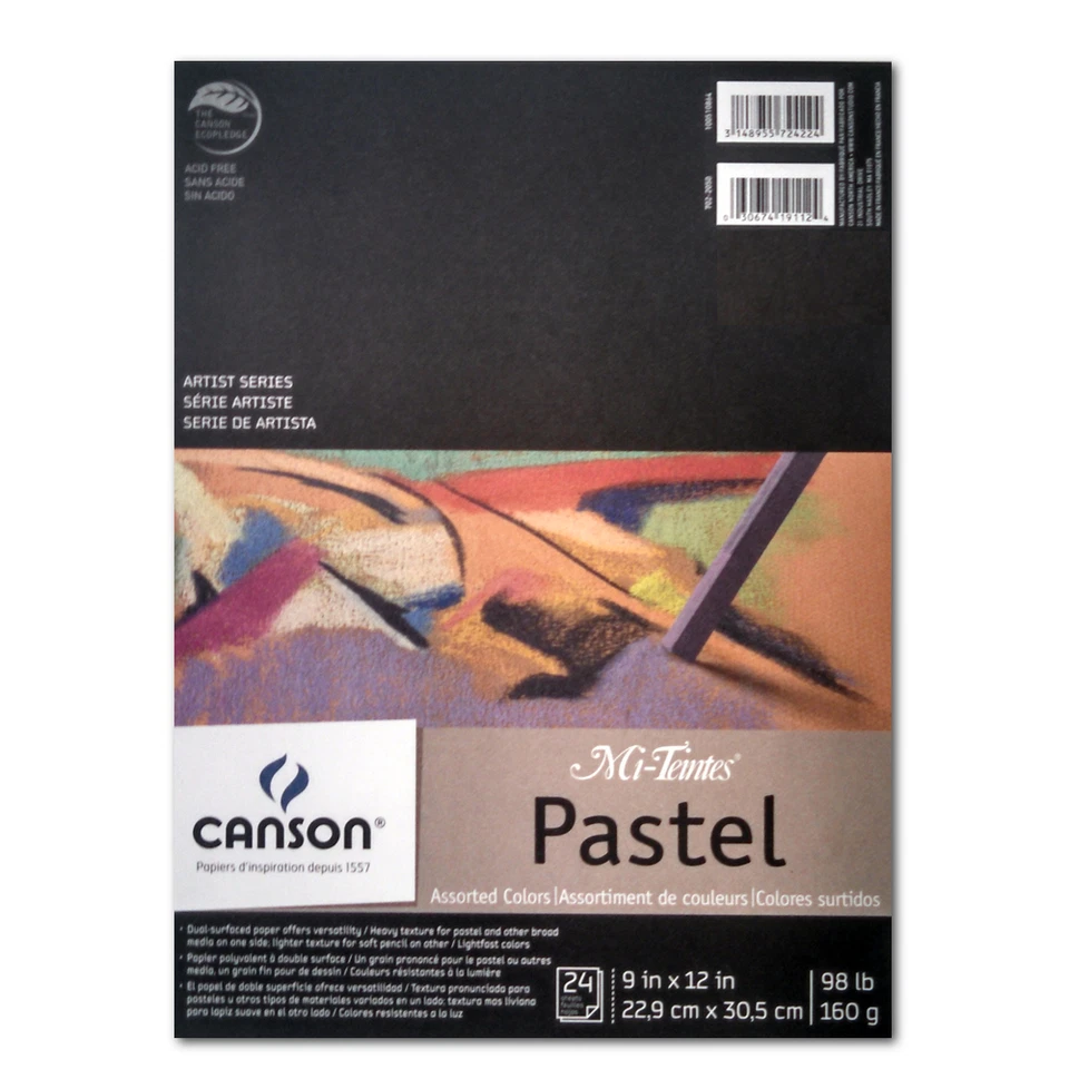 Almohadilla Pastel Mi-Teintes 9X12 Colores Surtidos Foto 1 de 1