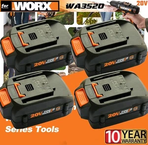 pack For WORX 20V MAX Extend Lithium Battery 20 Volt WA3520 WA3525 WA3575 WG155 - Picture 1 of 13