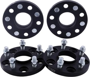 4pc 5x110 Hubcentric Wheel Spacers 15MM 12x1.5 Studs for Jeep Cherokee Renegade - Picture 1 of 10