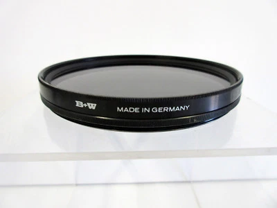 B+W 105mm Linear Polarizer Glass Filter MFR #65-062145 - Image 1 of 4