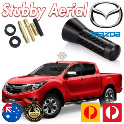 Antena / Antena Stubby Bee Sting para Mazda BT50 BT-50 2011-2023 fibra de carbono Foto 1 de 4