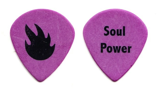 Audioslave Tom Morello Signature Soul Power Purple Guitar Pick - 2005 Exile Tour - Image 1 of 1