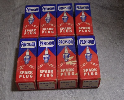 8 NEW Precision 4T Spark Plugs Foto 1 de 4