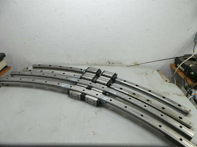 THK HCR45 Linear Rails w/ Ball Bearings/Slides/Blocks 1480MM Long - Image 1 of 4