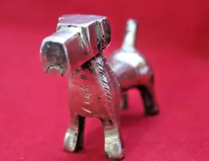 Miniature Brass Dog Figurine 1.5" - Picture 1 of 13