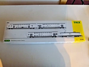 TRIX 21426 METRONOM DOUBLE DECKER 4 CAR UNIT - DCC READY - HO - Picture 1 of 2