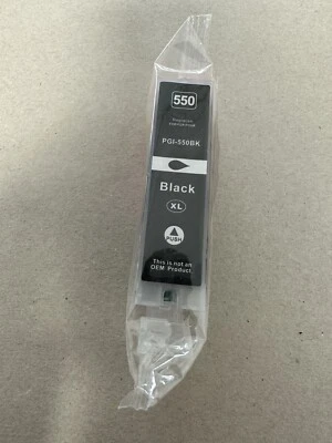 PGI550 BK XL Druckerpatronen 1 Stück kein Original Canon IP7250 MG6650 MG5550 - Bild 1 von 3
