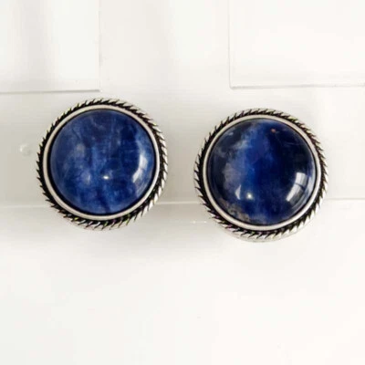 Nuevos Pendientes de Clip Redondos de Piedra Chicos Regalo De Colección Mujeres Fiesta Vacaciones Joyería Foto 1 de 3