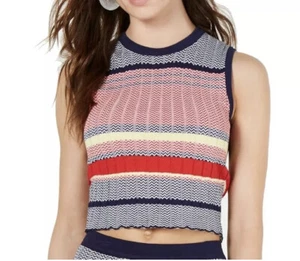 Lucy Paris—Maglione donna XL tagliato Kylie lavorato a maglia serbatoio $59 - Foto 1 di 6