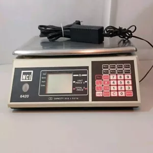 NCI Avery Weigh-Tronix 6420 30LB Preisrechenwaage Front & Rear Display - Bild 1 von 18