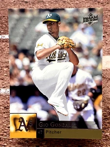 2009 Upper Deck Gio Gonzalez #786 Oakland Athletics - Picture 1 of 2