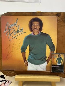 Lionel Richie Vinyl Lps And Cassette Lionel Richie Poster Can’t Slow Down Signed - Picture 1 of 6