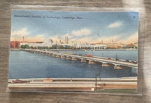 MIT: Massachusetts Institute of Technology ~ Vintage Post Card ~ Cambridge, Mass - Picture 1 of 2