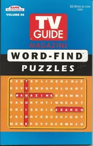 TV GUIDE MAGAZINE WORD SEARCH WORD FINDS MOVIES TV SHOWS FUN PUZZLE BOOK VOL 38 - Picture 1 of 1
