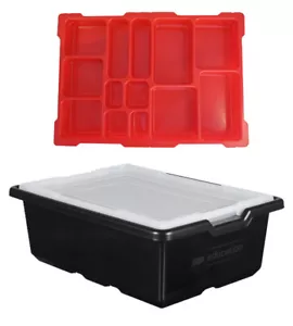 Lego Brand BIN + TRAY + LID (storage,organizer, sorter,technic,ev3,mindstorms) - Picture 1 of 4