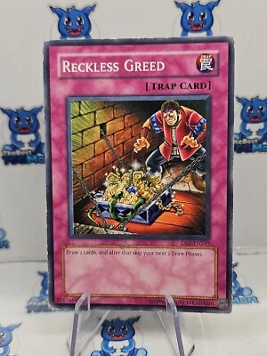 Reckless Greed - DB2-EN247 - Unlimited Edition YuGiOh!  Dark Beginnings MP  - Image 1 of 2