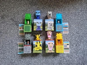 8x Brand New And Boxed Mcdonald's Minecraft Toys. Bee, Evoker, Sheep, Wolf, - Picture 1 of 3