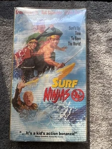 Surf Ninjas VHS 1993 New Line Rob Schneider Leslie Nielsen Kids Comedy SEALED - Picture 1 of 5