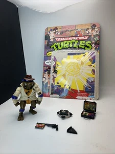 1990 Don Undercover Turtle mit Karton komplett Vintage TMNT Figur - Bild 1 von 5