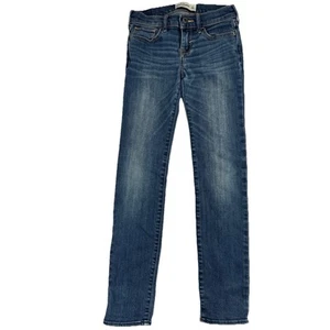 Abercrombie Kids Girls Medium Wash Skinny Jeans Size 10 - Picture 1 of 5