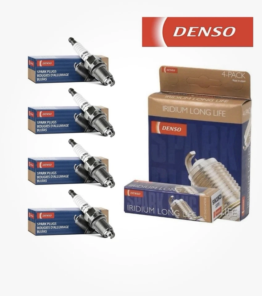 DENSO 3432 SKJ20DR-M11S Iridium Long Life Spark Plugs (QTY 4) - Image 1 of 1
