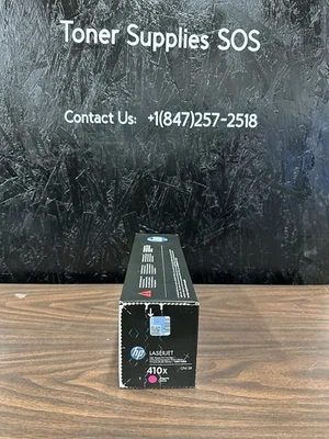 Genuine HP LaserJet 410X CF413X Magenta Toner Cartridge - NEW Factory Sealed - Image 1 of 3
