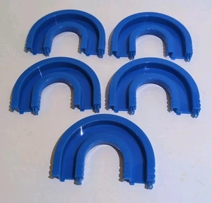 FAO Schwarz 321-teilig Murmelbahn Ersatzteile Schieber Drehteil M (5) blau - Bild 1 von 4