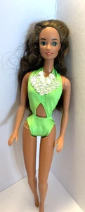 Barbie Sun Jewel Teresa bambola vintage 1993 verde costume da bagno senza orecchini Mattel - Foto 1 di 5