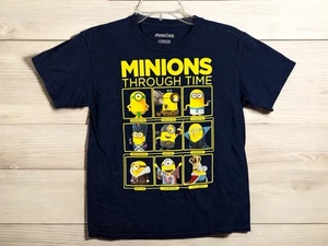 Illumination Entertainment dunkelblaues T-Shirt "Minions Through Time" Größe Kinder XL - Bild 1 von 6