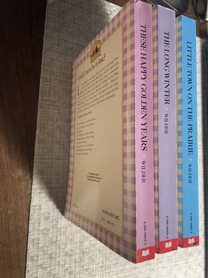 lot of 3, Little House by Laura Ingalls Wilder (1994, Trade Paperback Books), VG - Image 1 of 4