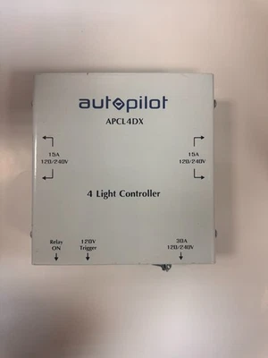 Autopilot APCL4DX 4 Light Controller Hydroponics Grow Light Timer 120V/240V - Image 1 of 4