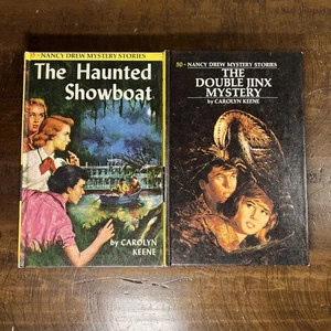 Vintage Nancy Drew Kriminalgeschichten 2 Bücher Lot von Carolyn Keene Hardcover - Bild 1 von 4
